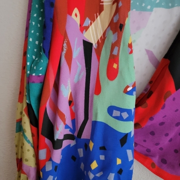 Conditions Apply Sleek Wrap Blouse size M NWT - Picture 5 of 9